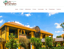 Tablet Screenshot of losparraleshotel.com